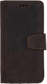 iPhone 11 Donker Bruin - Lederen Book Case