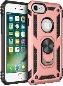 iPhone 6 &amp; 6s - Armor met Kickstand Ring - Rosegoud