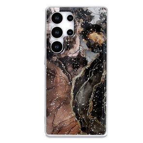 Samsung S25 Ultra - Zwart - Marmer MagSafe Back Cover