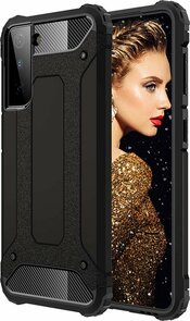 Samsung S21 FE Zwart - Armor Back Cover