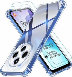Redmi 14c - Anti Shock &amp; 2x Glas - Transparant