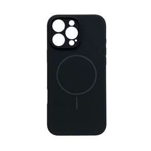 iPhone 16 Pro - Zwart - Zachte MagSafe Liquid Case