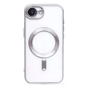 iPhone 16e - Zilver - Siliconen MagSafe Back Cover
