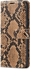 Samsung S21 FE Beige - Slangen Book Case