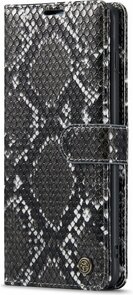 Samsung S10 Plus Zwart - Slangen Book Case