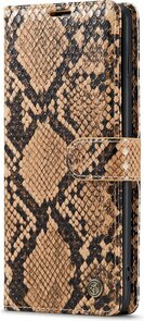 Samsung S10 Plus Beige - Slangen Book Case