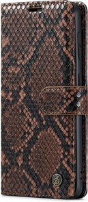 Samsung S21 Bruin - Slangen Book Case