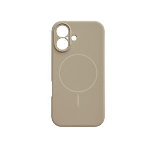 iPhone 16 Plus - Bruin - Zachte MagSafe Liquid Case