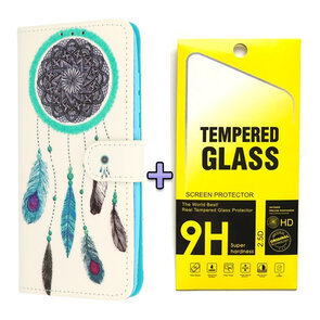 Samsung S25 - Book Case &amp; Glas - Dreamcatcher