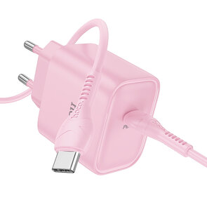 Nintendo Switch - 2m Type C &amp; Stekker (DC71) - 25W - Roze