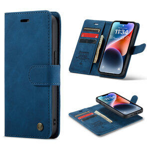 iPhone X &amp; XS Navy Blue - 2 in 1 Book Case