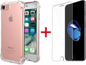 iPhone 7-8 Plus - Anti Shock &amp; Glas - Transparant