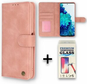 Samsung S21 FE Pale Pink &amp; Glas - Book Case