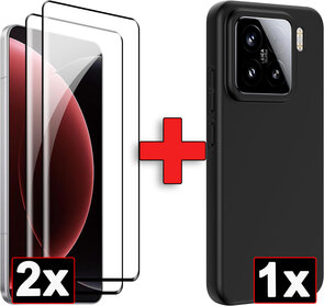 XIaomi 15 - Back Cover &amp; Glas - Zwart