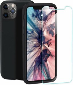 iPhone 11 Pro - Back Cover &amp; Glas - Zwart