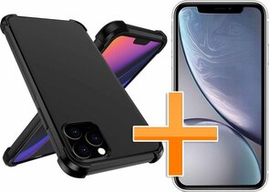 iPhone 11 Pro - Anti Shock &amp; Glas - Zwart