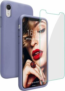 iPhone XR - Back Cover &amp; Glas - Paars