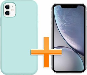 iPhone 11 - Back Cover &amp; Glas - Turquoise