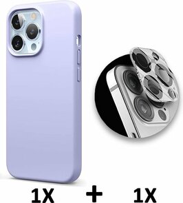 iPhone 13 Pro Max - Back Cover &amp; Camera Lens Glas - Paars
