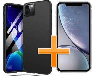 iPhone 11 Pro - Back Cover &amp; Glas - Zwart