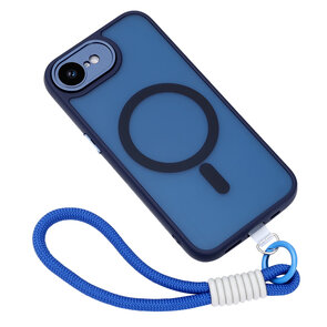 iPhone 16e - Magsafe Matte Armor &amp; Koord - Blauw