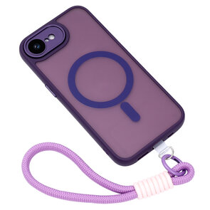 iPhone 16e - Magsafe Matte Armor &amp; Koord - Paars