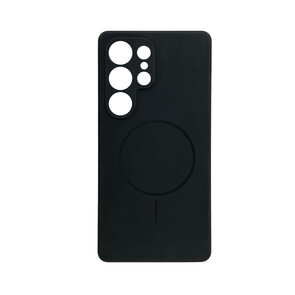 Samsung S25 Ultra - Zwart - Zachte MagSafe Liquid Case