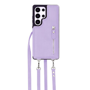 Samsung S25 Ultra - Paars - Back Cover met Koord