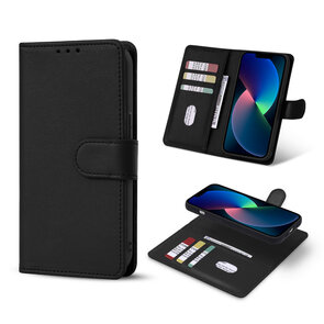 iPhone 16 Pro Max - 2 in 1 Afneembare Book Case - Zwart
