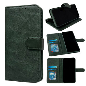 iPhone 16e - Groen - Luxe Book Case