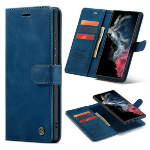 Samsung S25 Ultra - Navy Blue - 2 in 1 Book Case