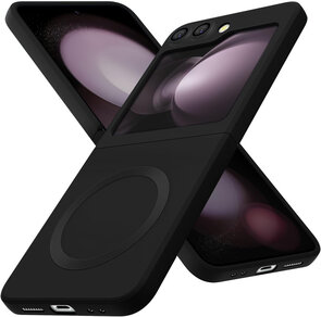 Samsung Z Flip 6 - Zwart - TPU Back Cover - Geschikt voor Magsafe