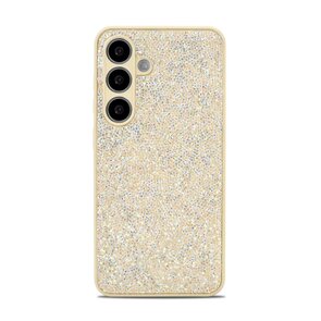 Samsung Galaxy S25 - Goud - Diamant Glitter Back Cover