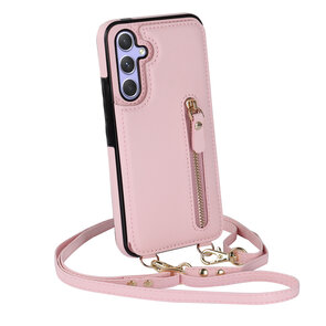 Samsung S23 FE - Roze - Back Cover met Koord