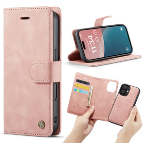 iPhone 16 - Pale Pink - 2 in 1 Book Case