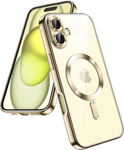 iPhone 16 Plus - Goud - Siliconen MagSafe Back Cover