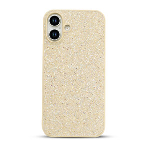 iPhone 16 Plus - Diamant Glitter - Goud