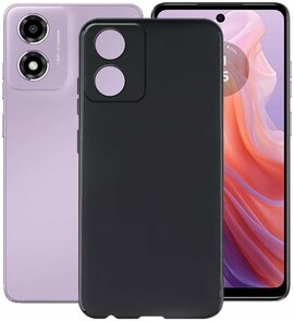 Moto E14 - Siliconen Back Cover - Zwart