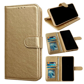 iPhone 16 Plus - Book Case - Goud