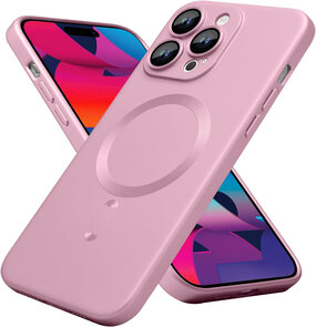 iPhone 16 Pro Max - Roze - Matte Siliconen MagSafe Back Cover