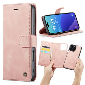 iPhone 16 Pro - Pale Pink - 2 in 1 Book Case