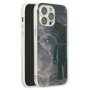 iPhone 14 Pro Zwart - MagSafe TPU Marmer