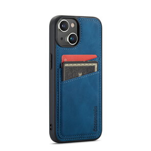 iPhone 14 Pro - Back Cover met Kaarthouder - Navy Blue