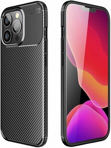 iPhone 15 Pro Max - Carbon Back Cover - Zwart