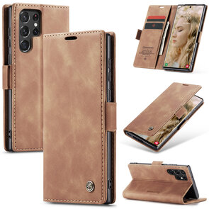 Samsung S24 Ultra Sienna Brown - Book Case