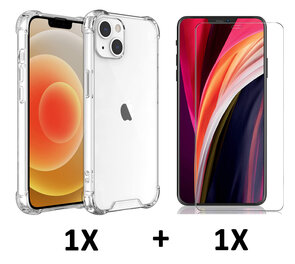 iPhone 15 - Anti Shock &amp; Glas - Transparant