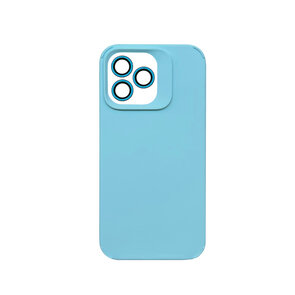 iPhone 14 Pro - Liquid Cam Back Cover - Licht Blauw