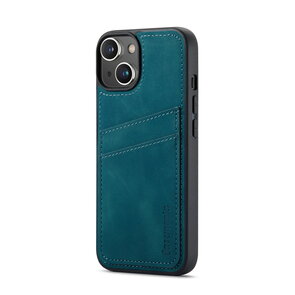 iPhone 15 Plus - Back Cover met Kaarthouder - Emerald Green
