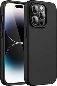 iPhone 15 Pro - Siliconen Back Cover - Zwart