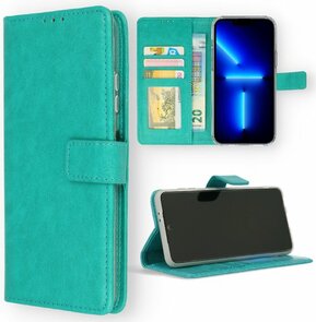 iPhone 14 - Book Case - Turquoise